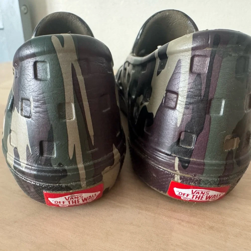 Toddler VANS camouflage Slip On TRK shoes (8)